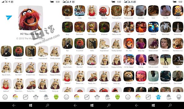 Win10 Mobile檚WP8.1SkypeҲӭMoji